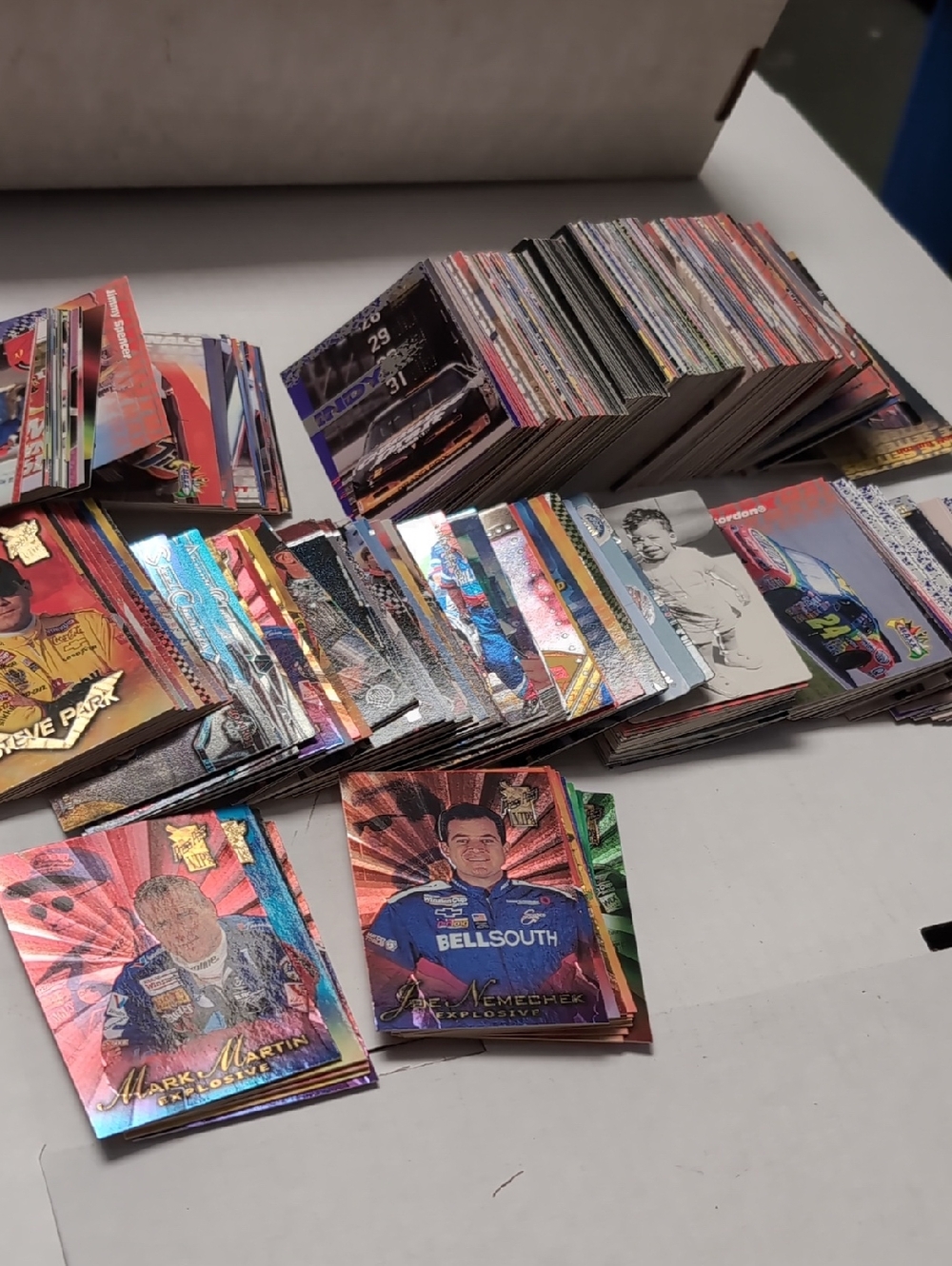 500 NASCAR Trading Card Lot 1990's Mint Accumulation Of Assorted Cards